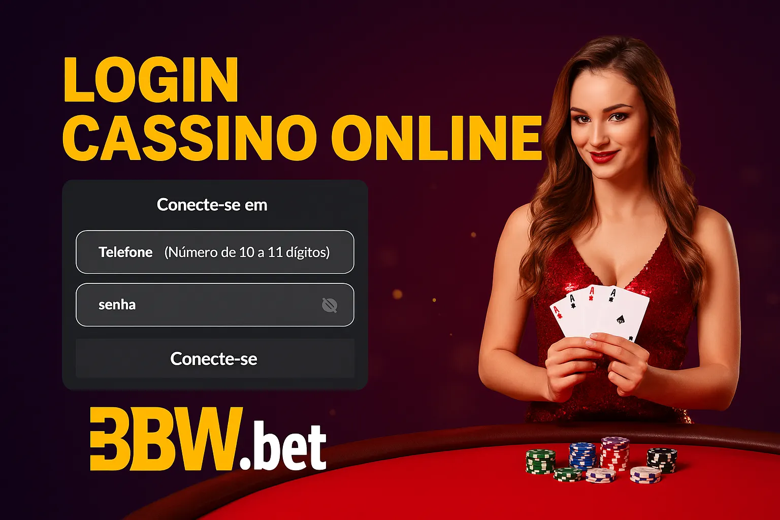 Criar uma nova Conta no plataforma BBW.bet